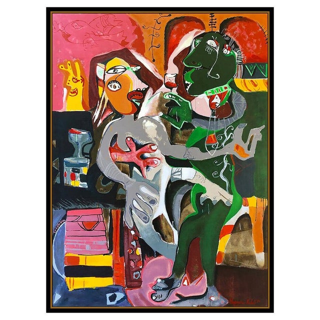 Cubism 1990s Summer In Europe, Alexandra Nechita For Sale - Image 3 of 5