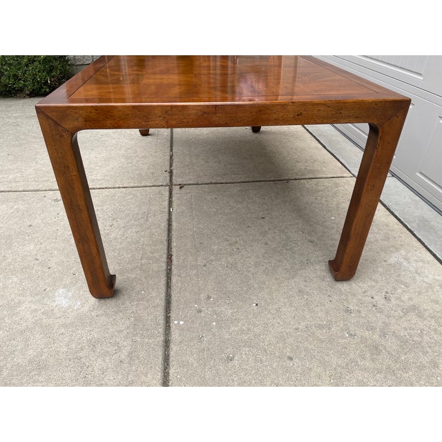 Late 20th Century Henredon Ming Style Mahogany Dining Table Chairish