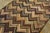 1920s Multi Brown Zig Zag Folk Art Antique American Hooked Rug 2' 7'' X 4' 6'' Handwoven Wool Carpet For Sale - Image 11 of 13