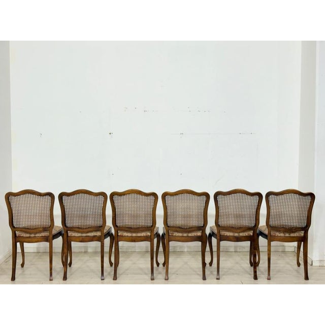 Wood Vintage Chippendale Chairs, Set of 6 For Sale - Image 7 of 13