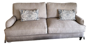 Lee Industries 2452 English Roll-Arm Sofa in Sandstone — Bench-Made