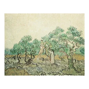 1977 After Vincent Van Gogh "The Olive Orchard", Full-Color Print