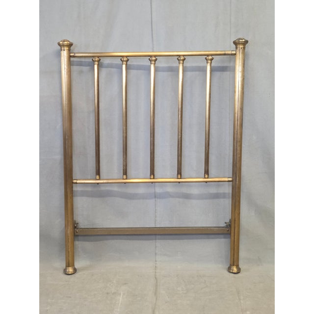 Antique Brass Twin Bed Headboards - A Pair For Sale - Image 4 of 18