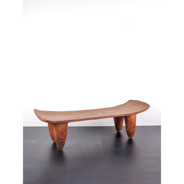 1950s African Senufo Wooden Bench, 1950s For Sale - Image 5 of 9