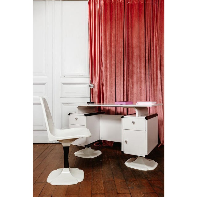 Desk and Chair from Gautier, France, 1970s, Set of 2 For Sale - Image 16 of 17