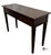 Vintage Transitional Style Console Table featuring Hardwood Construction, Two Drawers with Brass Pulls, and Tapered Legs
