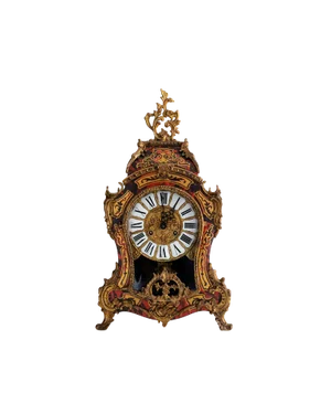 Boulle Pendulum Mantle Clock, 1950s