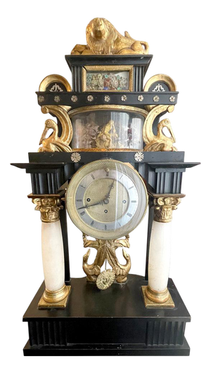 Portal Clock Vienna with Integrated Musical Mechanism