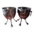 Vintage Silver Plate Footed Planter Jardinieres or Ice Chillers - a Pair For Sale