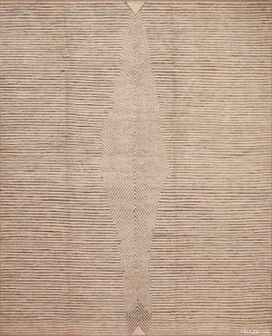 Nazmiyal Collection Modern Cream Contemporary Area Rug