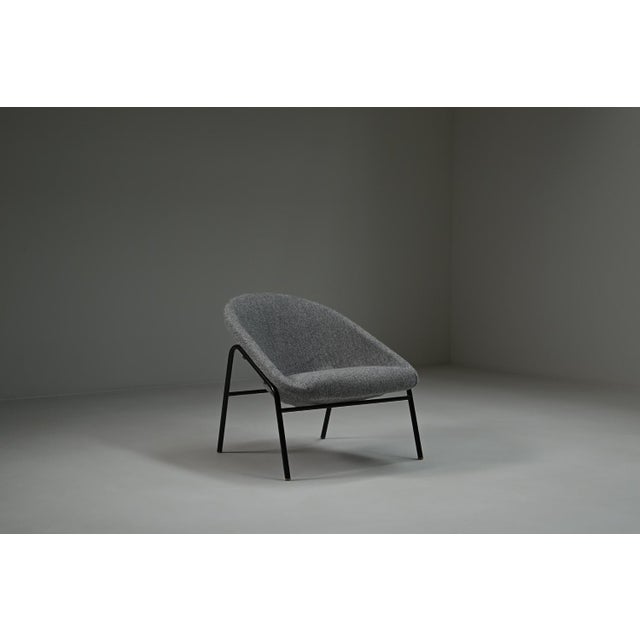 Model 119 Columbus Lounge Chair by Hartmut Lohmeyer for Artifort, Netherlands, 1950s For Sale - Image 9 of 9