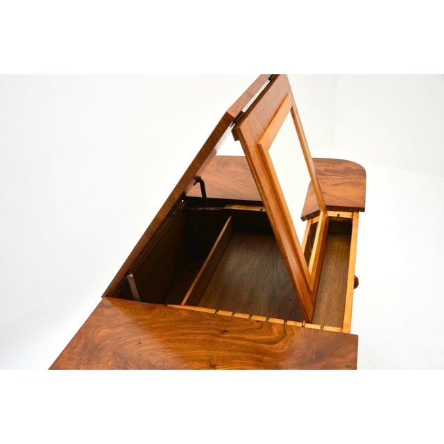Art Deco Figured Walnut Dressing Table, 1930s For Sale - Image 13 of 14