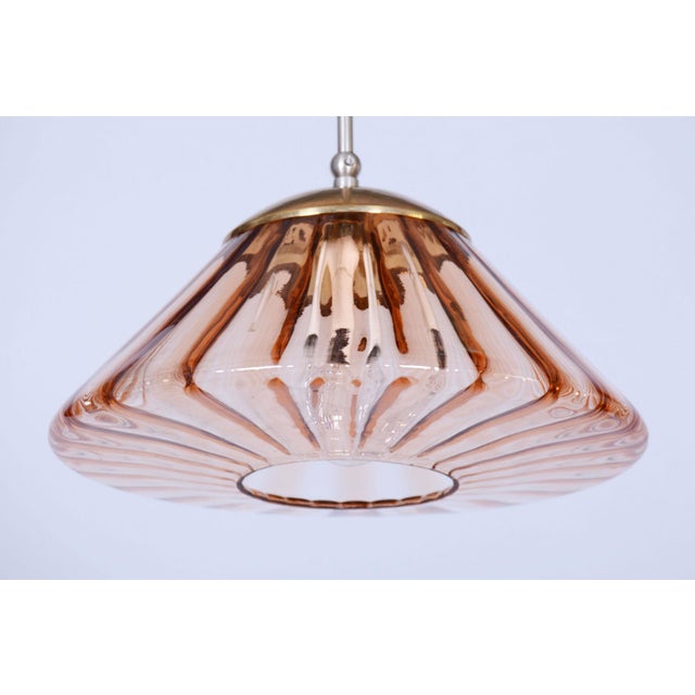 Maker: Kamenický Šenov This remarkably impressive pendant light from the 1960s represents an authentic example of top-tier...