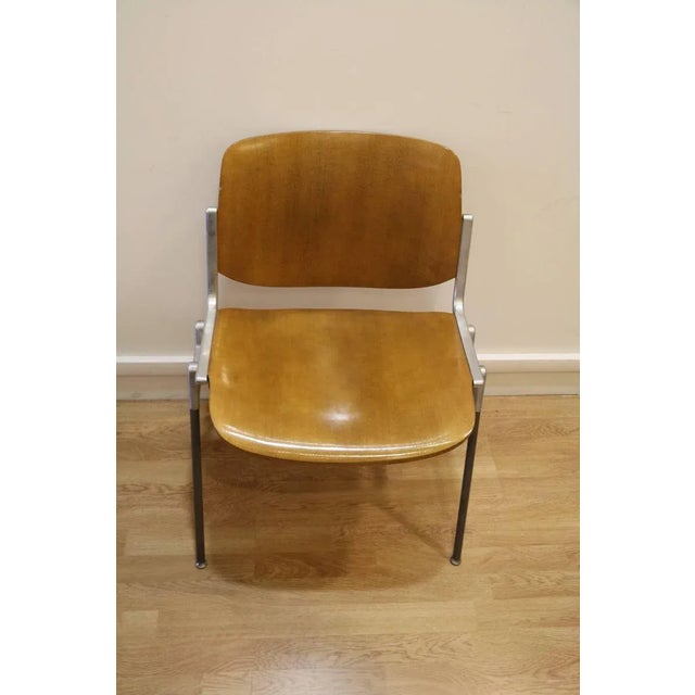 Set of six chairs by giancarlo piretti, model nr 106 designed in 1967, italy, castelli edition. This model is no longer...