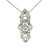 Art Deco Platinum Diamond Filigree Pendant Necklace, Circa 1925 For Sale In Miami - Image 6 of 9
