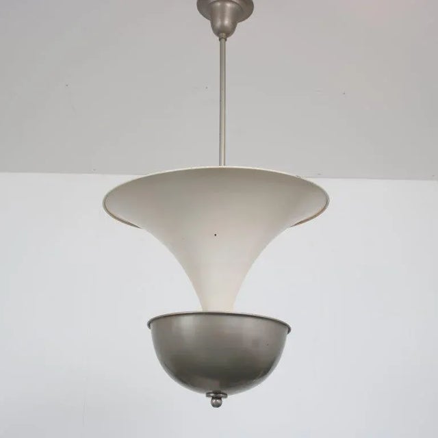 Art Deco Hanging Lamp, Netherlands, 1930s For Sale - Image 4 of 11