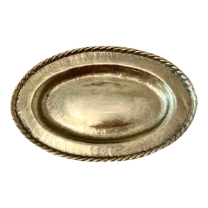 Mid Century Modern Glo-Mar Artworks of Ny Solid Brass Trinket/Change Dish