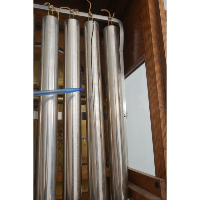 Herschede Oak Thomas Jefferson 9 Tube Grandfather Clock For Sale In Philadelphia - Image 6 of 18