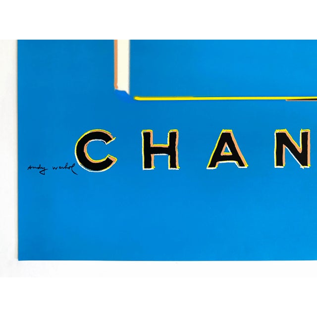 Andy Warhol Vintage 1997 Fine Art Silkscreen Print Large Pop Art Poster " Chanel No. 5 " 1985 For Sale - Image 10 of 13