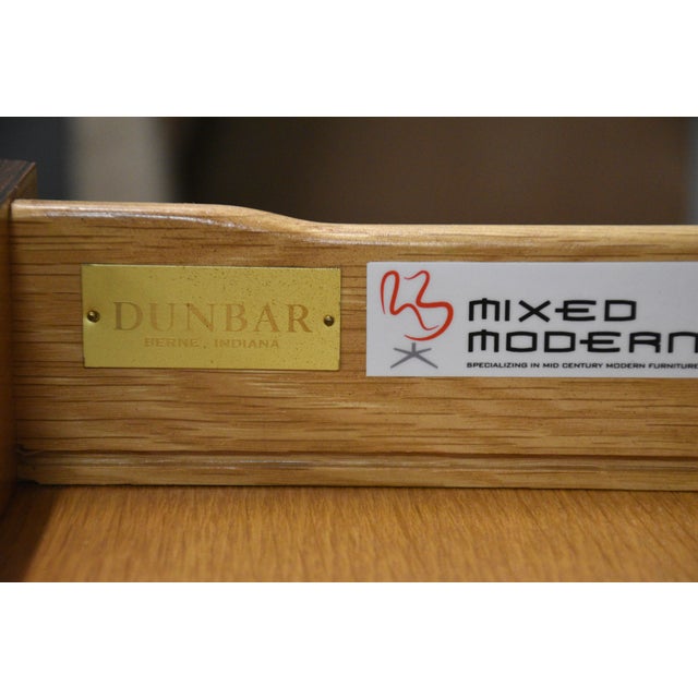 1950s Edward Wormley for Dunbar Walnut Executive Desk For Sale - Image 12 of 12