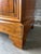 Brown Louis Philippe French Walnut Commode / Chest of Drawers With Silver Wave Marble Top For Sale - Image 8 of 14