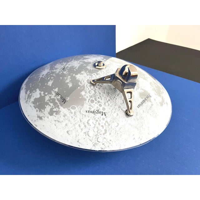 1960s Space Age Moon & Lander Flush Light For Sale - Image 6 of 18
