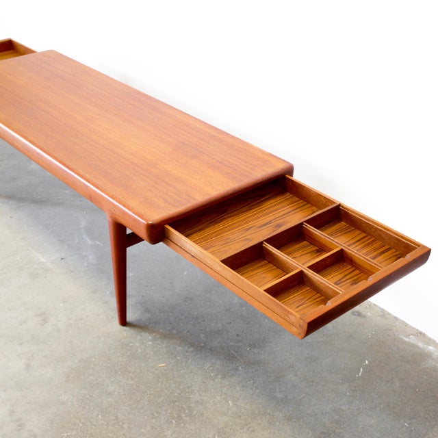 CFC Silkeborg Teak Coffee Table W/ Drawers, Designed by Johannes Andersen For Sale - Image 18 of 18