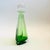 Mid Century Green Art Glass Decanter For Sale - Image 4 of 13