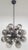 Fabio Ltd 21st Century Ventiquattro Black Powder Coat Smoky Bubbles Murano Sputnik Chandelier by Fabio LTD For Sale - Image 4 of 7
