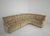 Beige Vintage Beige Velvet Modular Corner Sofa, Italy, 1970s, Set of 6 For Sale - Image 8 of 12