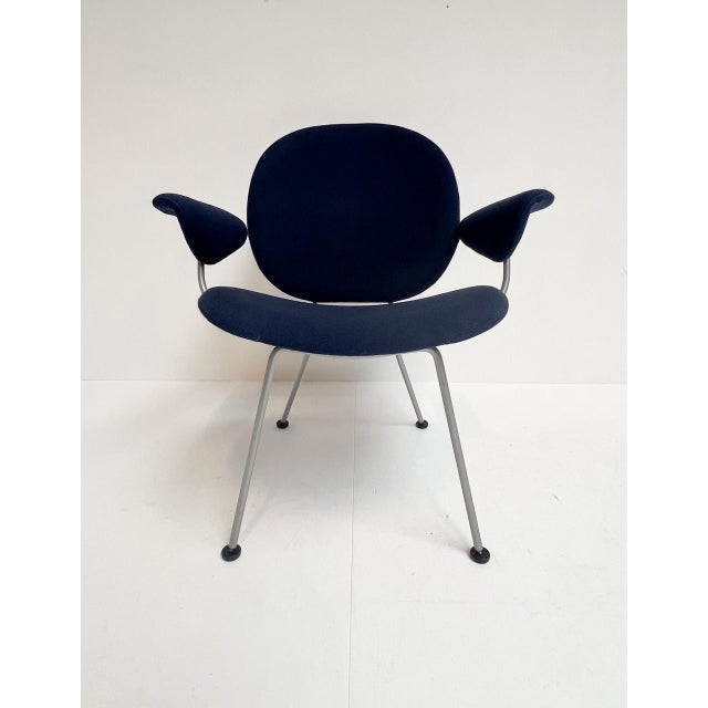 Kembo Dark Bleu Kembo Armchair by W.H. Gispen for Kembo, 2003 For Sale - Image 4 of 18