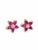 Modern Natural Ruby 4cts & Diamond 0.69cts Earring in 14k Gold For Sale - Image 3 of 8