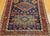 Vintage Persian Heriz Serapi Runner Rug, Hand-Knotted Wool, Geometric Medallion Pattern, Navy, 3x12 For Sale - Image 9 of 16