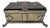 Mid 20th Century Brass Trinket Box With Buckle and Lion Crest Design For Sale
