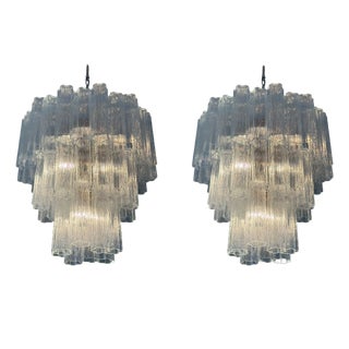 Eclectic Murano Chandeliers, Set of 2 For Sale