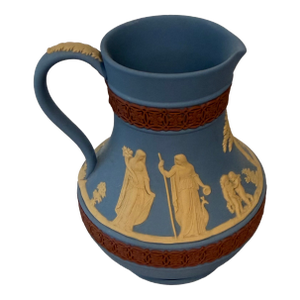 Tri-Color Wedgwood Jasperware Etruscan Jug