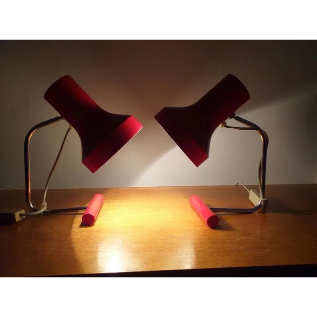 Mid-Century Table Lamps by Josef Hurka for Napako, 1970s, Set of 2 For Sale - Image 11 of 16
