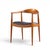 Mid-Century Modern Hans Wegner for Johannes Hansen Mid Century Danish Teak the Chair For Sale - Image 3 of 8