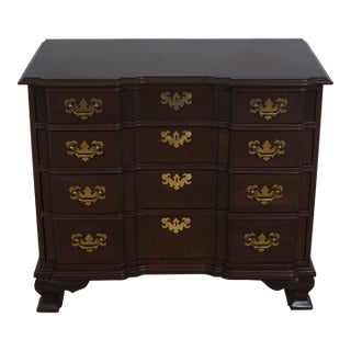 Ethan Allen Cherry Block Front Bachelor's Chest For Sale