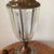 Vintage Hollywood Regency Style Lamp Crystal Tiered Ribbed Glass With Bronze Fittings Circa 1940 For Sale - Image 11 of 12