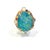 Metal Bochic “Orient” Sapphire, Opal & Ruby Cocktail Ring Set In 18K Gold & Silver For Sale - Image 7 of 11