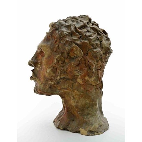 Painted terracotta sculpture realized by sirio pellegrini in 1960s. Good condition. Sirio pellegrini, born in rome on...