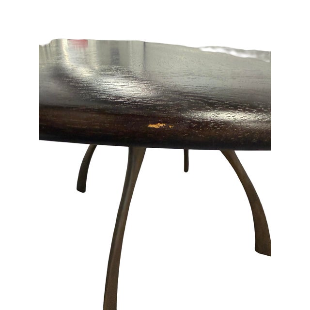 Custom Sculptural Solid Wood Round Dining Table | Manifesto Design Group For Sale In Chicago - Image 6 of 11