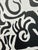 Abstract Large Abstract Black and White Painting With Tribal Vibe For Sale - Image 3 of 7