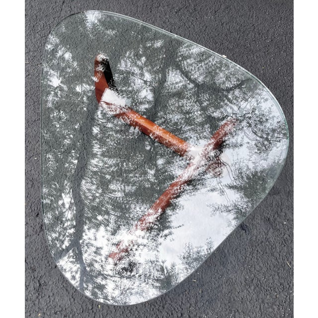 Brown Mid Century Modern Noguchi Coffee Table For Sale - Image 8 of 18
