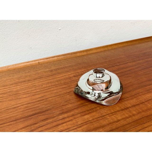 Vintage Scandinavian Reversible Glass Candleholder, 1970s For Sale - Image 12 of 18
