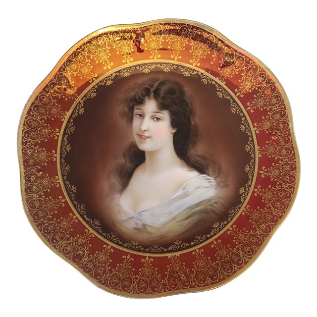 Late 19th Century Royal Vienna "Amicita" Decorative Plate For Sale