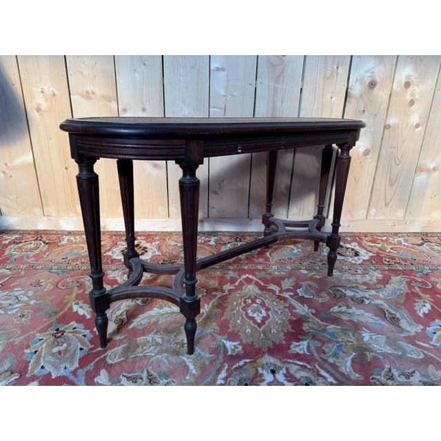 Piano Bench with Tapered Legs, 1890s For Sale - Image 5 of 6