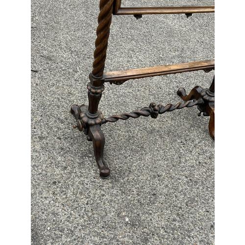 Antique Tapestry Stand in Mahogany For Sale - Image 10 of 13