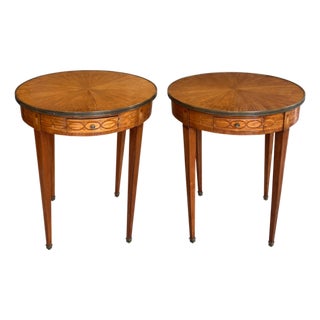 Early 20th Century French Bouillotte Tables, 1890s, Set of 2 For Sale